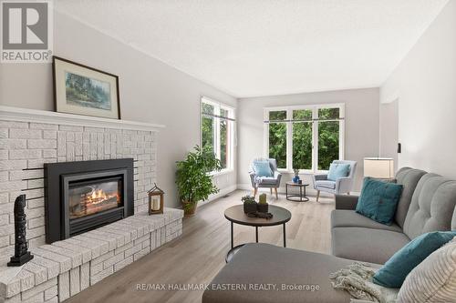 123 Creekwood Drive, Peterborough (Otonabee), ON - Indoor Photo Showing Living Room With Fireplace