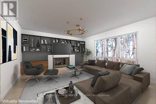 23 Balding Court, Toronto (St. Andrew-Windfields), ON - Indoor Photo Showing Living Room With Fireplace