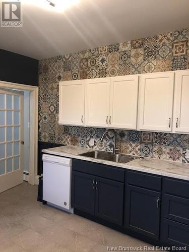 43-45 Clarendon Street, Saint John, NB - Indoor Photo Showing Kitchen With Double Sink