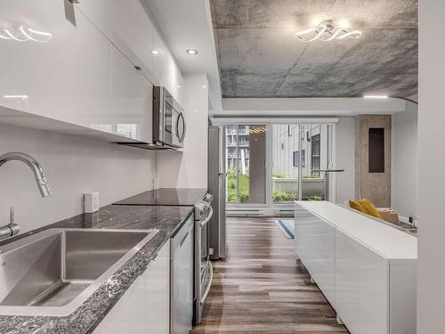 Cuisine - 112-937 Av. Roland-Beaudin, Québec (Sainte-Foy/Sillery/Cap-Rouge), QC - Indoor Photo Showing Kitchen With Double Sink