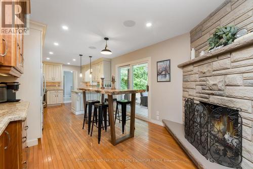 12596 22 Side Road, Halton Hills (Limehouse), ON - Indoor Photo Showing Dining Room With Fireplace