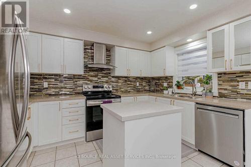 Upper - 5547 Northrise Road, Mississauga (Central Erin Mills), ON - Indoor Photo Showing Kitchen With Stainless Steel Kitchen With Double Sink With Upgraded Kitchen