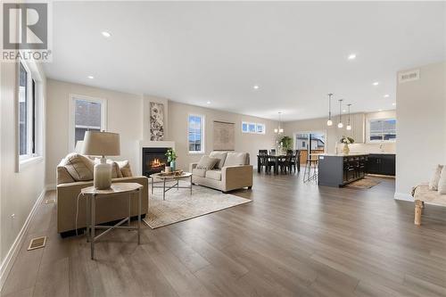 18 Morrison Drive, Cobden, ON - Indoor Photo Showing Living Room With Fireplace