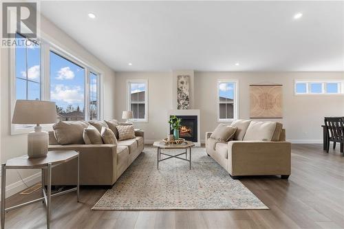 18 Morrison Drive, Cobden, ON - Indoor Photo Showing Living Room With Fireplace