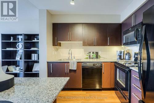 1451 - 25 Viking Lane, Toronto (Islington-City Centre West), ON - Indoor Photo Showing Kitchen With Upgraded Kitchen