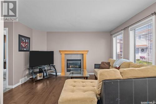 4 1620 Olive Diefenbaker Drive, Prince Albert, SK - Indoor Photo Showing Living Room With Fireplace