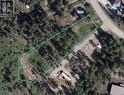 This photo has been modified by imprecisely outlining the property line from RDCO GSI mapping. - 7932 Alpine Road, Kelowna, BC 