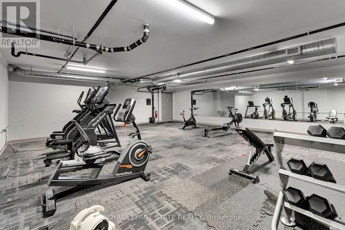 510 - 181 James Street N, Hamilton (Strathcona), ON - Indoor Photo Showing Gym Room