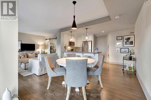 510 - 181 James Street N, Hamilton (Strathcona), ON - Indoor Photo Showing Dining Room