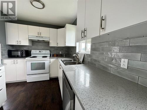 1112 96A Avenue, Dawson Creek, BC - Indoor Photo Showing Kitchen With Double Sink