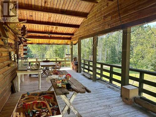 26023 Lily Lake Road, Fort Fraser, BC - Outdoor With Deck Patio Veranda With Exterior