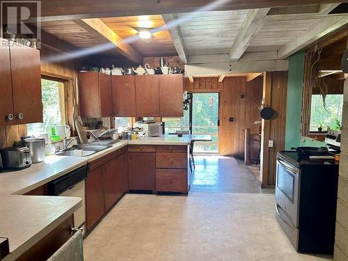 26023 Lily Lake Road, Fort Fraser, BC - Indoor Photo Showing Kitchen With Double Sink