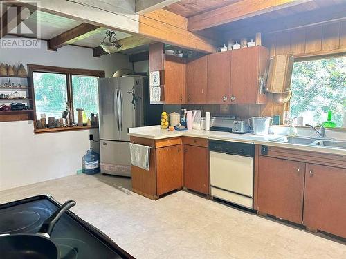 26023 Lily Lake Road, Fort Fraser, BC - Indoor Photo Showing Kitchen With Double Sink