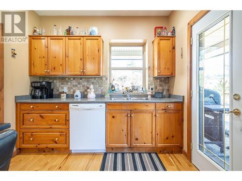 242 Commonage Road, Vernon, BC - Indoor Photo Showing Kitchen With Double Sink