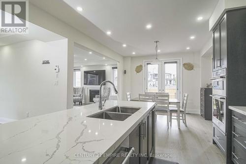 73 Dairymaid Road, Brampton (Credit Valley), ON - Indoor Photo Showing Kitchen With Double Sink With Upgraded Kitchen