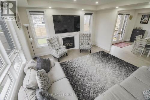 73 Dairymaid Road, Brampton (Credit Valley), ON - Indoor Photo Showing Living Room With Fireplace