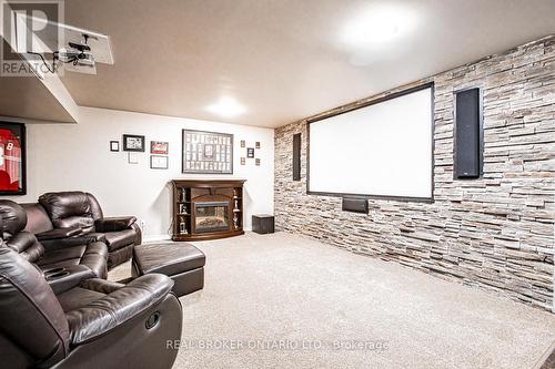 743 Anzio Road, Woodstock, ON - Indoor With Fireplace