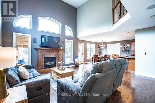 743 Anzio Road, Woodstock, ON - Indoor Photo Showing Living Room With Fireplace