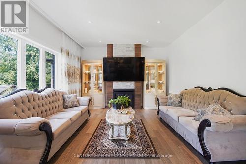 Family Room - 207 Union Avenue, Middlesex Centre, ON - Indoor Photo Showing Living Room With Fireplace