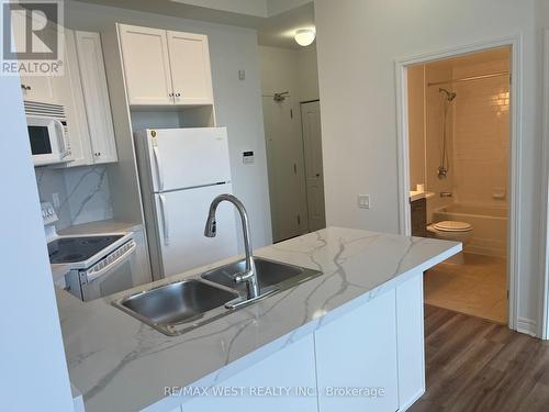 606 - 1600 Keele Street, Toronto (Keelesdale-Eglinton West), ON - Indoor Photo Showing Kitchen With Double Sink