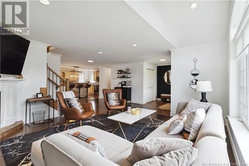 36 Blackstone Drive, Moncton, NB - Indoor Photo Showing Living Room With Fireplace