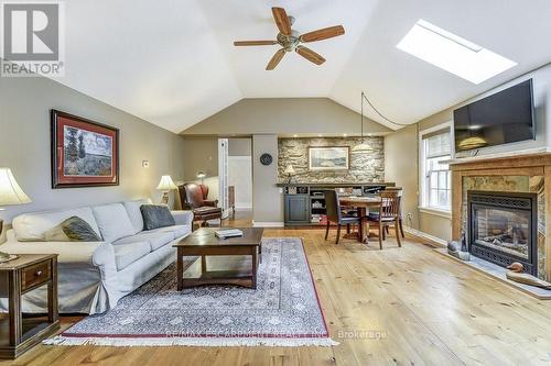 173 Main Street N, Hamilton (Waterdown), ON - Indoor Photo Showing Living Room With Fireplace