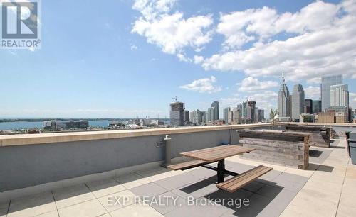 302 - 230 King Street E, Toronto (Moss Park), ON - Outdoor With Balcony With View