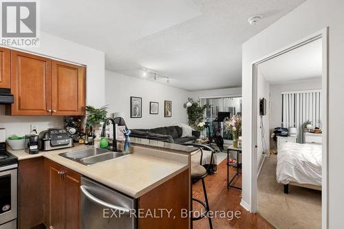 302 - 230 King Street E, Toronto (Moss Park), ON - Indoor Photo Showing Kitchen With Double Sink