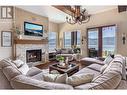 3211 Pinot Noir Place, West Kelowna, BC  - Indoor Photo Showing Living Room With Fireplace 