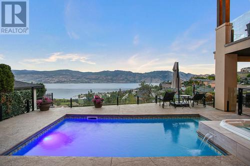 3211 Pinot Noir Place, West Kelowna, BC - Outdoor With In Ground Pool With View