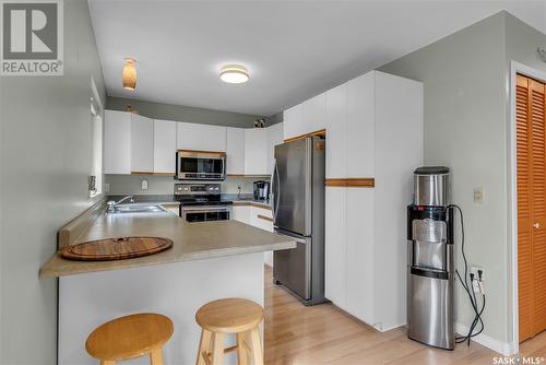 14 Mallard Cove, Big Shell, SK - Indoor Photo Showing Kitchen With Double Sink