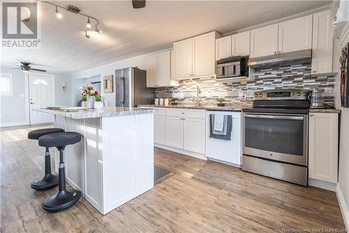 8156 Route 130, Wicklow, NB - Indoor Photo Showing Kitchen With Upgraded Kitchen