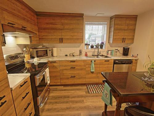 Cuisine - 854  - 858 Rue St-Isidore, Saint-Lin/Laurentides, QC - Indoor Photo Showing Kitchen With Double Sink