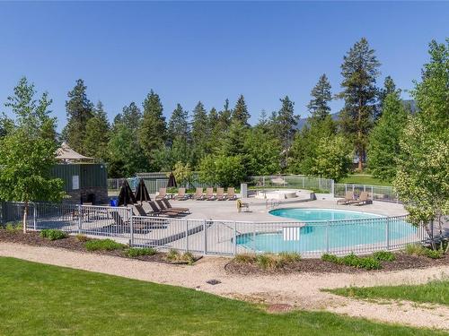 76-9845 Eastside Road, Vernon, BC - Outdoor With In Ground Pool With Backyard