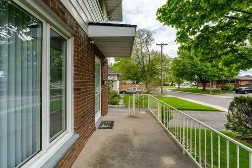 Cement front porch - 119 Woodman Drive N, Hamilton, ON - Outdoor With Exterior