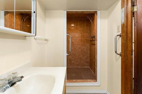 Ceramic shower!~ - 119 Woodman Drive N, Hamilton, ON - Indoor Photo Showing Bathroom