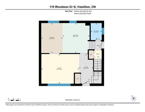 Room layout 1 - 119 Woodman Drive N, Hamilton, ON - Other