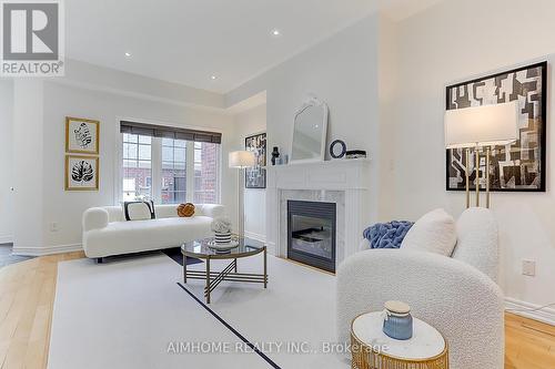 203 Angus Glen Boulevard, Markham, ON - Indoor Photo Showing Living Room With Fireplace