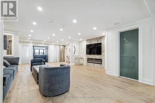 36 Pioneer Trail, Barrie (Innis-Shore), ON - Indoor Photo Showing Other Room With Fireplace