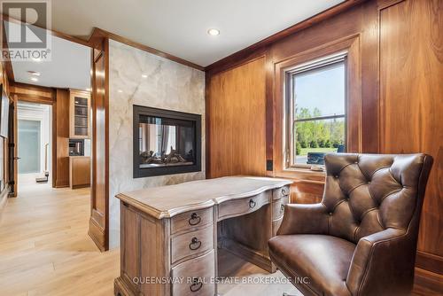 36 Pioneer Trail, Barrie, ON - Indoor With Fireplace