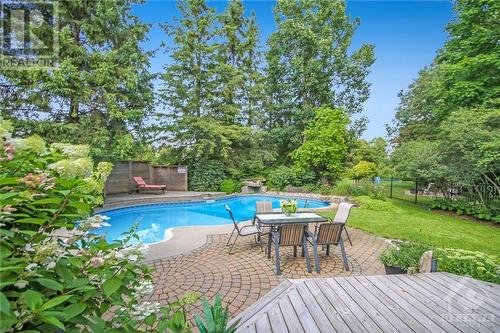 1282 Cornfield Crescent, Ottawa, ON - Outdoor With In Ground Pool With Backyard