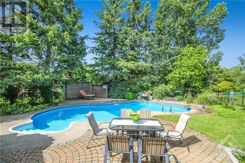 1282 Cornfield Crescent, Ottawa, ON - Outdoor With In Ground Pool With Backyard