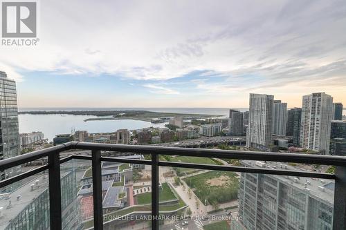 3711 - 25 Capreol Court, Toronto, ON - Outdoor With Body Of Water With Balcony With View