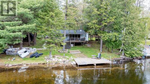 1954 South Beaver Lake Lane, Minden Hills, ON - Outdoor With Body Of Water With Deck Patio Veranda