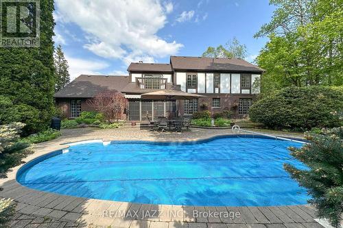 35 Castle Harbour Drive, Scugog, ON - Outdoor With In Ground Pool With Backyard