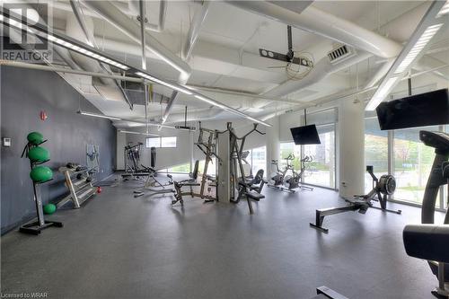158 King Street N Unit# 1604, Waterloo, ON - Indoor Photo Showing Gym Room
