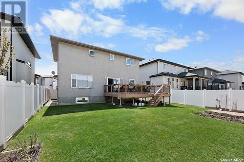 5110 Aviator Place, Regina, SK - Outdoor With Deck Patio Veranda With Backyard With Exterior