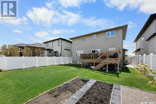 5110 Aviator Place, Regina, SK - Outdoor With Deck Patio Veranda With Backyard