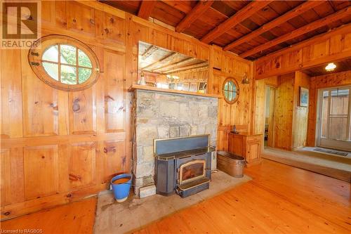 143 Lake Street, Inverhuron, ON - Indoor Photo Showing Other Room With Fireplace