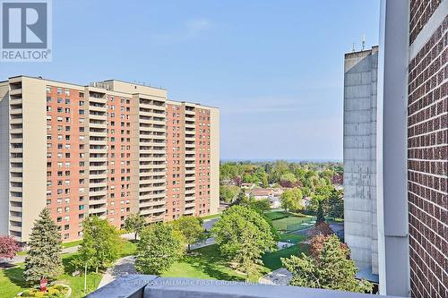 1111 - 44 Falby Court, Ajax, ON - Outdoor With Balcony With Facade